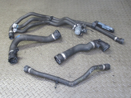 01-06 BMW E46 330i 330Ci M54 Engine Cooling Water Valve Hose Pipe Tube Set OEM