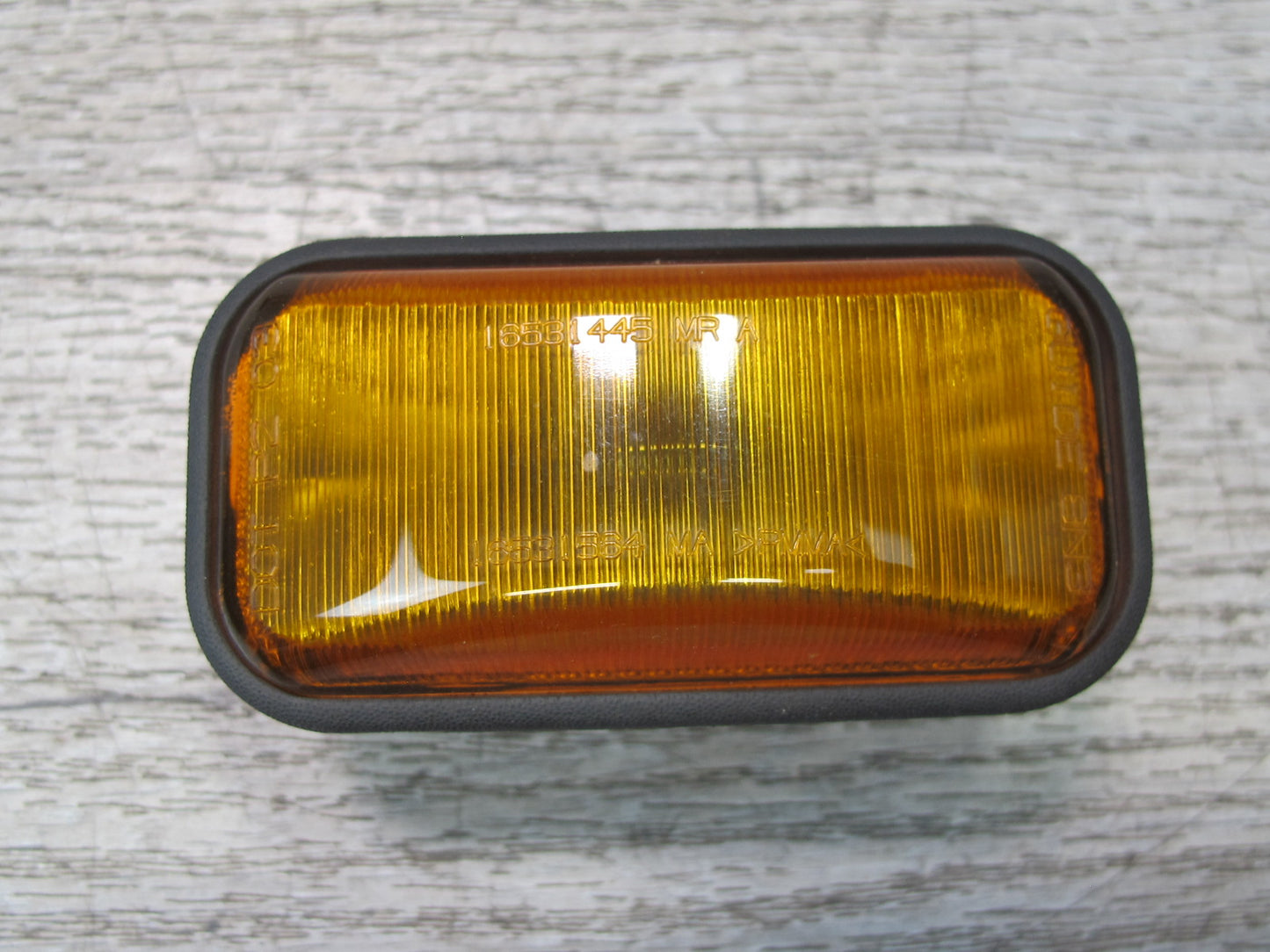 2003-2009 Hummer H2 Front Upper Clearance Marker Orange Light Lamp Set of 3