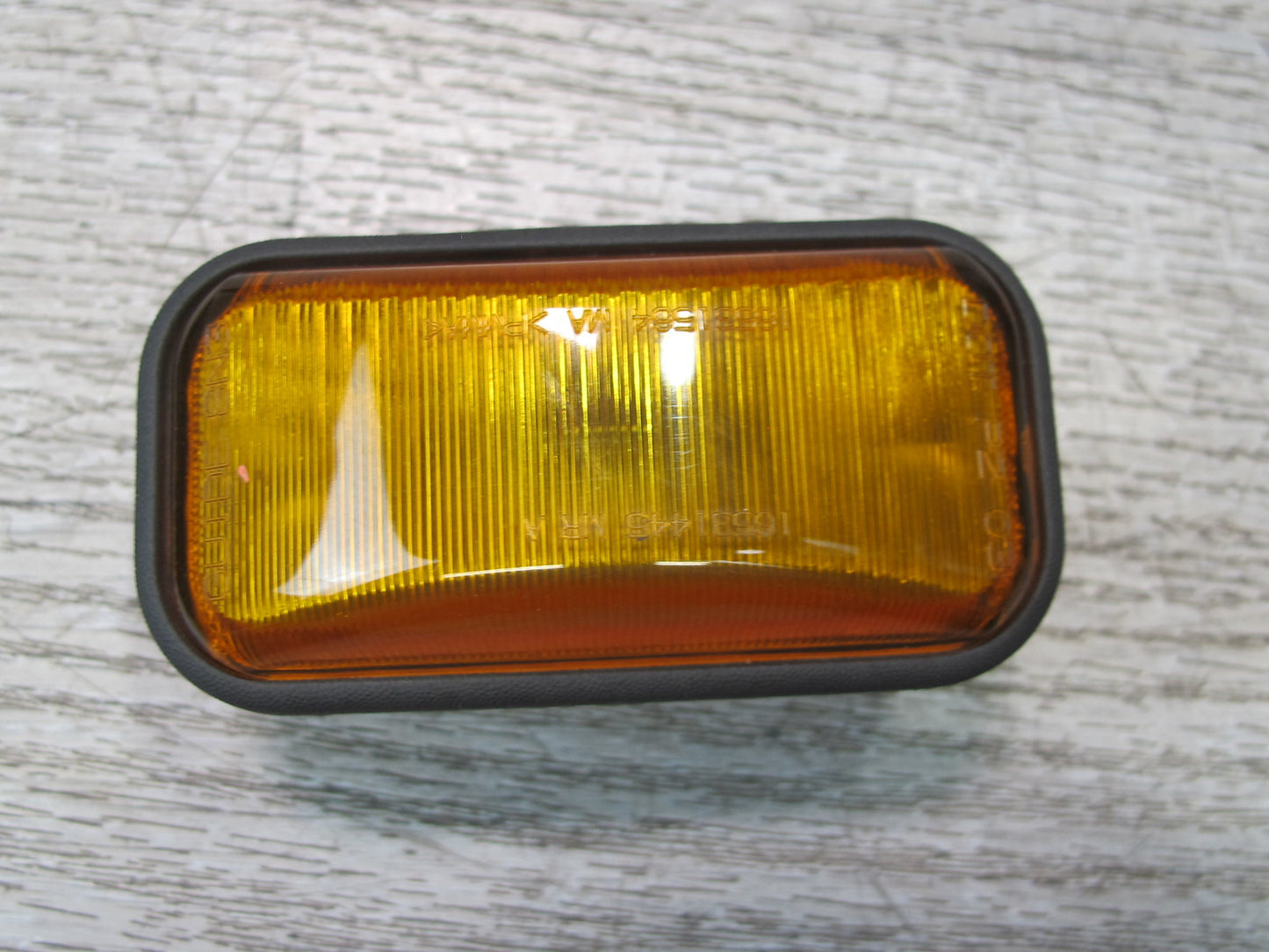 2003-2009 Hummer H2 Front Upper Clearance Marker Orange Light Lamp Set of 3