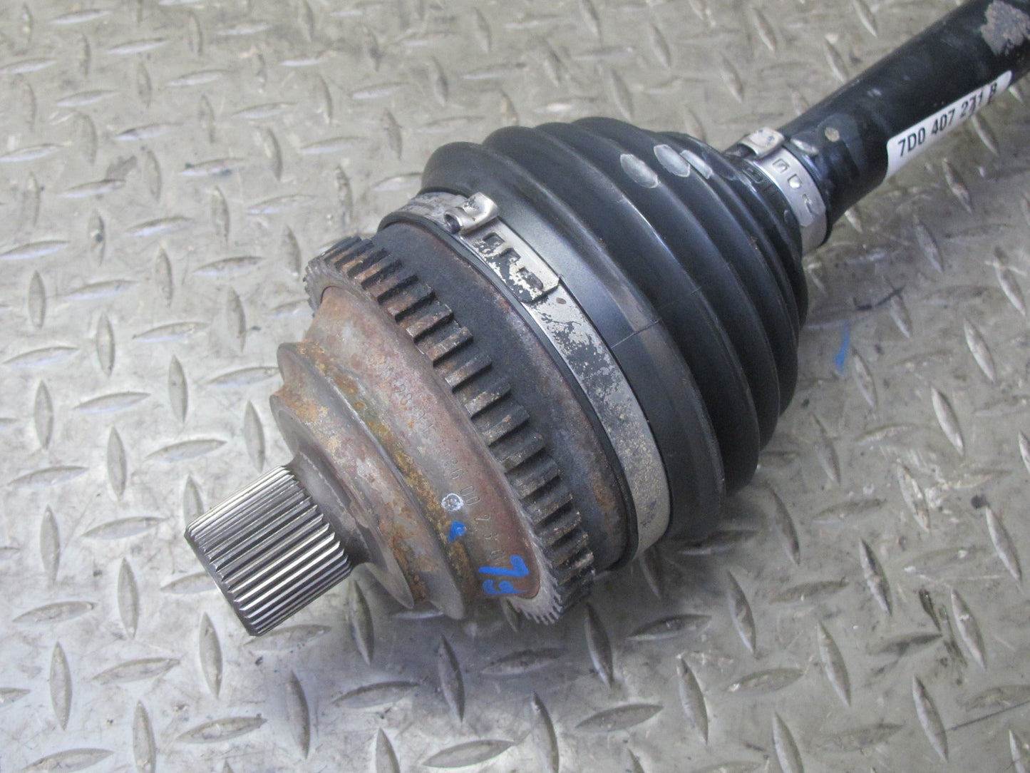 01-03 VW Eurovan T4 2.8L A/T Front Left Suspension Axle Shaft 7D0407271B OEM