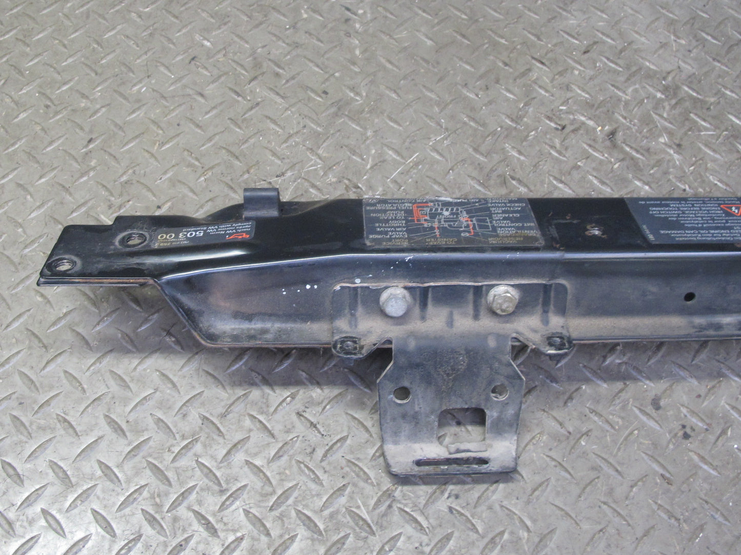 99-03 VW Eurovan T4 Front Upper Radiator Core Support Bracket Bar 7D0121409C OEM