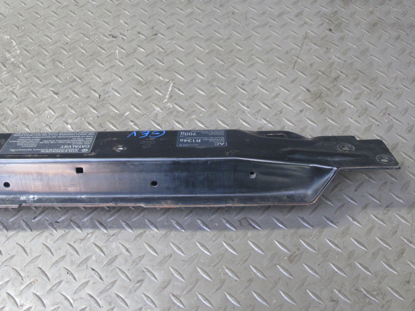 99-03 VW Eurovan T4 Front Upper Radiator Core Support Bracket Bar 7D0121409C OEM