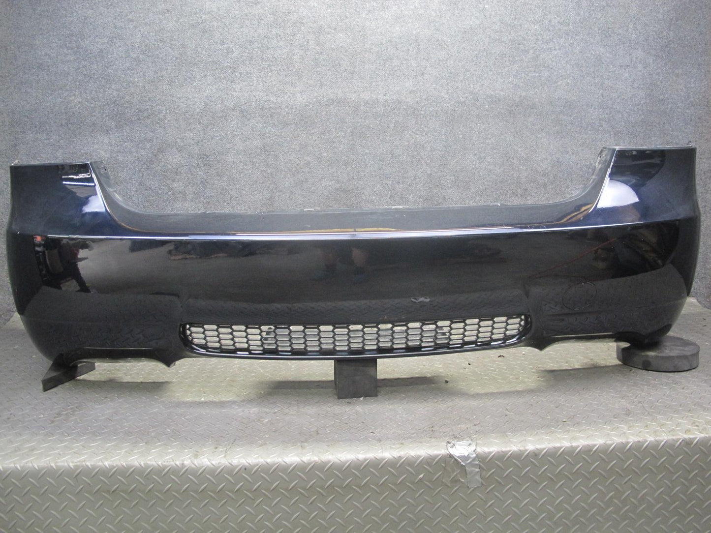 2008-2011 BMW E90 M3 Sedan Rear Bumper Cover w Grille Jerez Black