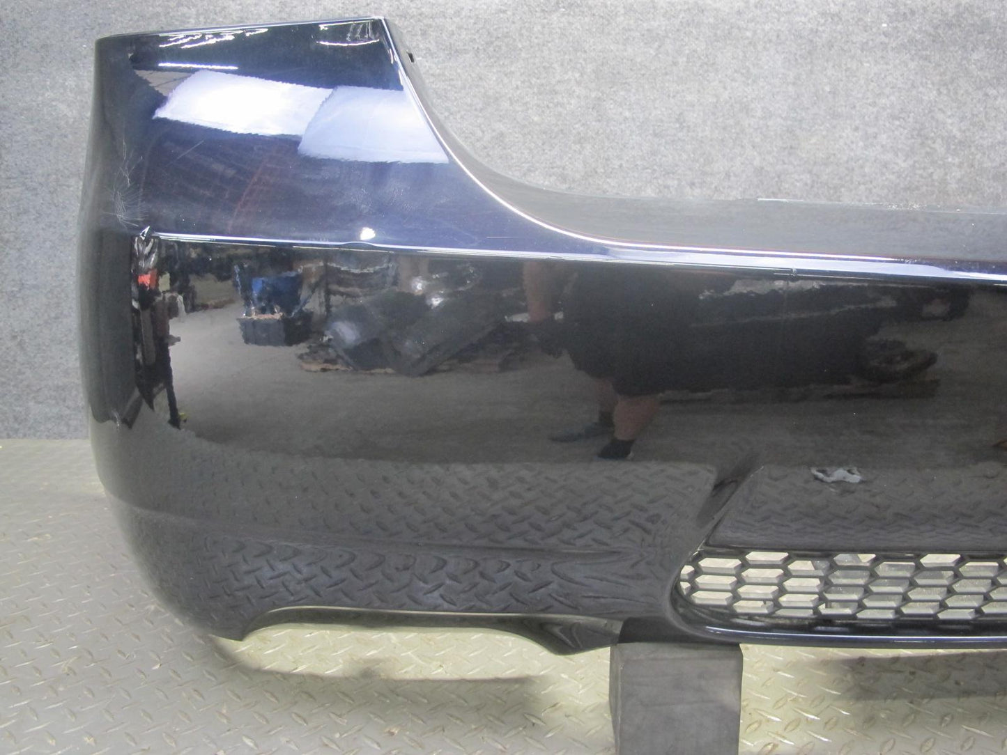 2008-2011 BMW E90 M3 Sedan Rear Bumper Cover w Grille Jerez Black