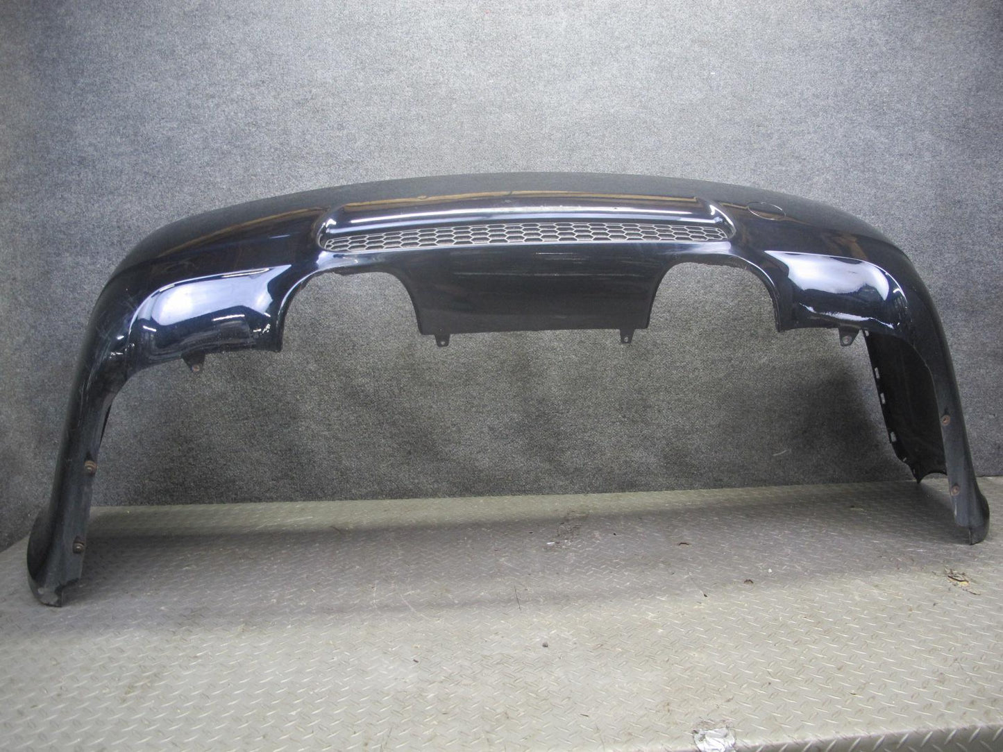 2008-2011 BMW E90 M3 Sedan Rear Bumper Cover w Grille Jerez Black