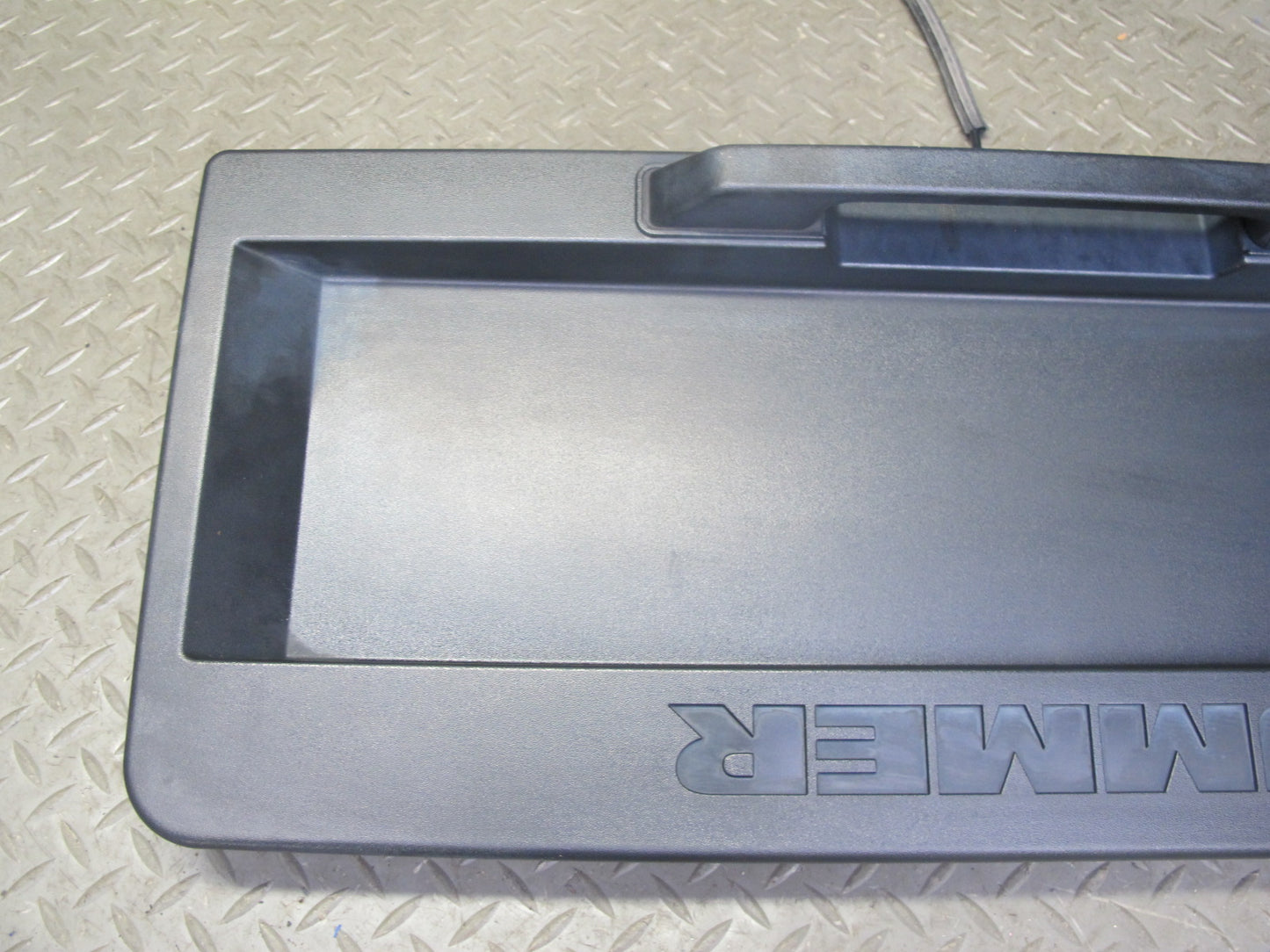 2006-2009 Hummer H2 Rear Trunk Lid Liftgate License Plate Panel w Handle
