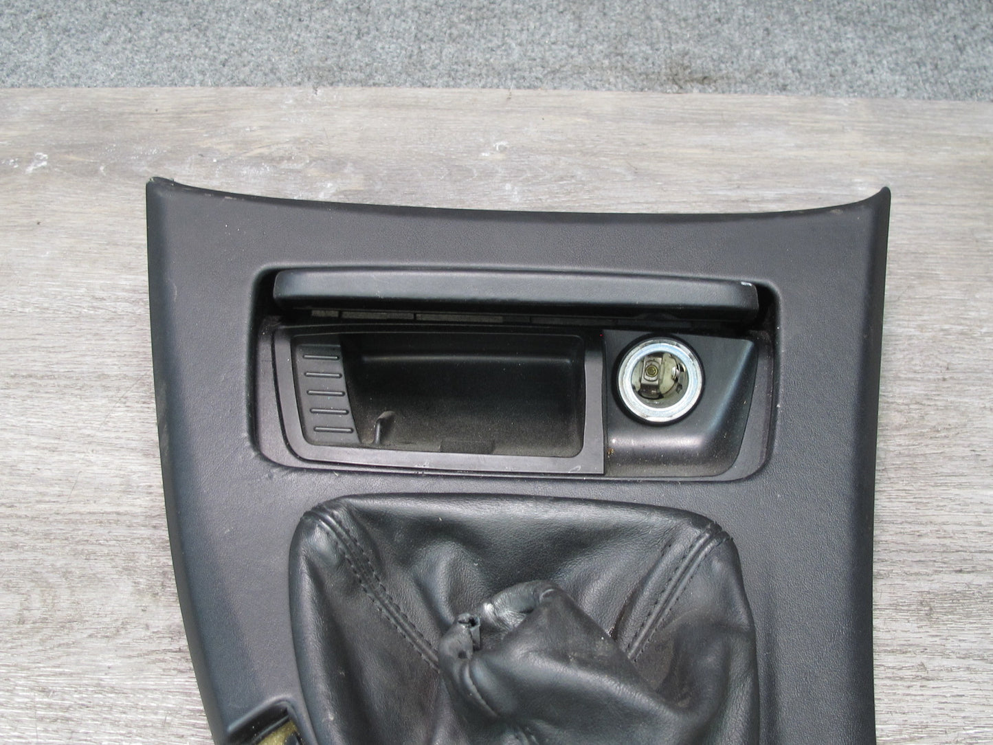 2008-2012 BMW E90 M3 Sedan Front Leather Center Console Shifter Trim Panel
