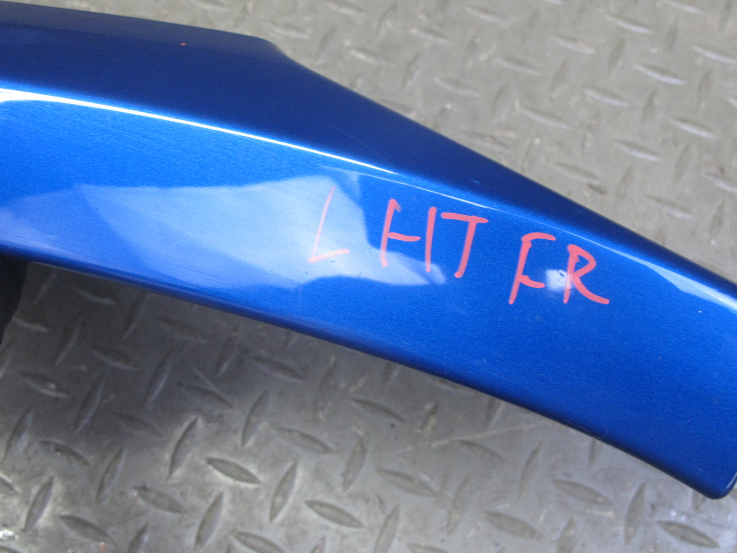 2003-2009 Hummer H2 Front Wheel Arch Fender Flare Trim Molding Pacific Blue Set