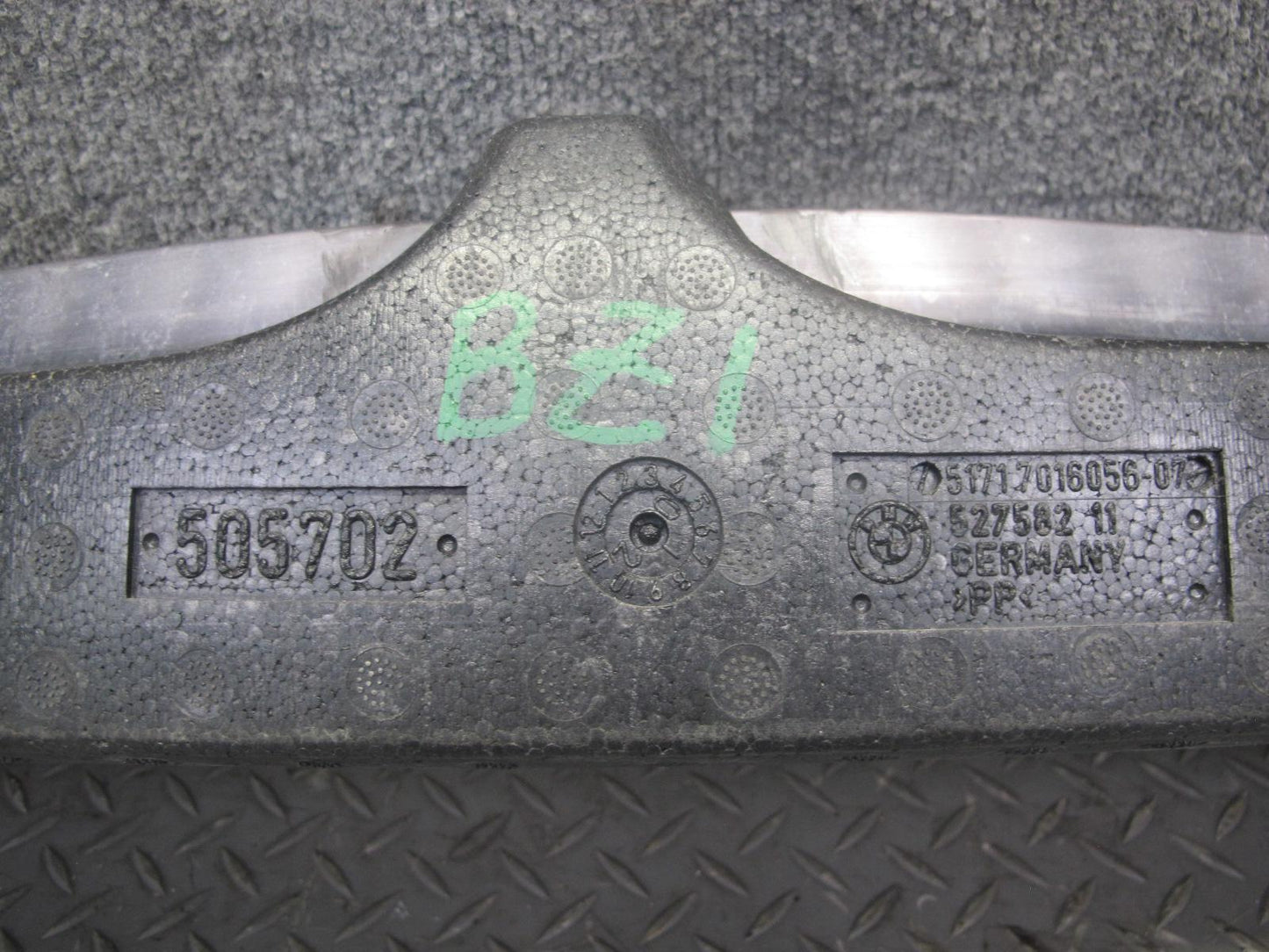 03-08 BMW E86 E85 Z4 Front Bumper Reinforcement Impact Bar w Foam 7016055 OEM