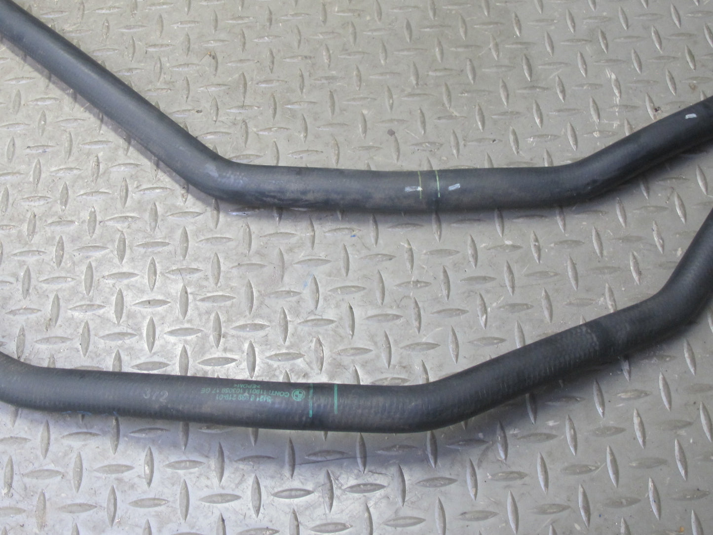 06-08 BMW E86 E85 Z4 N52 3.0L Set of 2 Engine Radiator Coolant Hose Pipe OEM