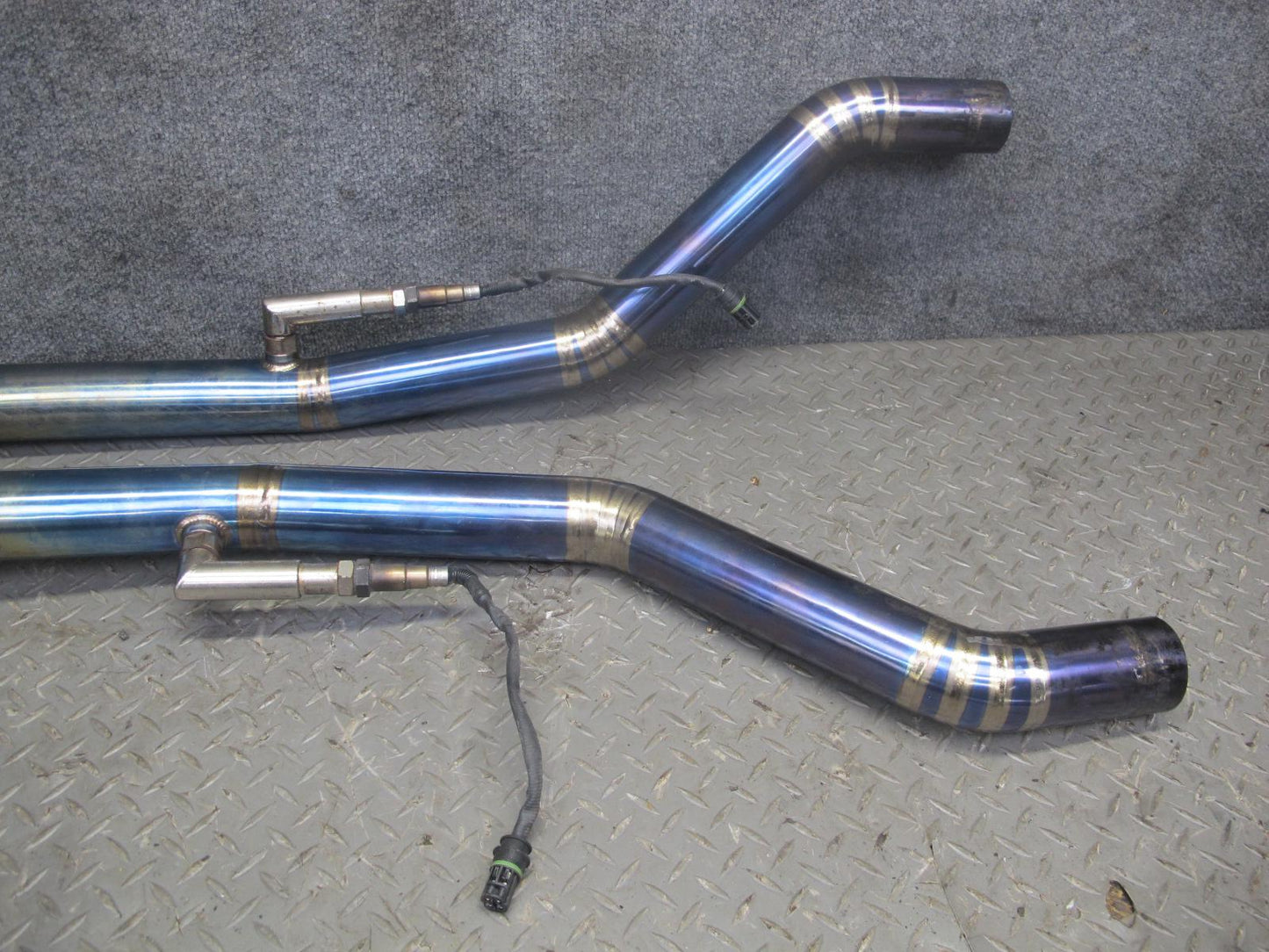 08-13 BMW E92 E90 M3 Titanium Catback Exhaust System w Carbon Tips Aftermarket