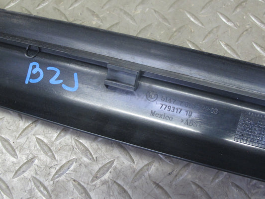 03-08 BMW E85 Z4 Set of 2 Left & Right Door Scuff Sill Plate Trim Cover OEM