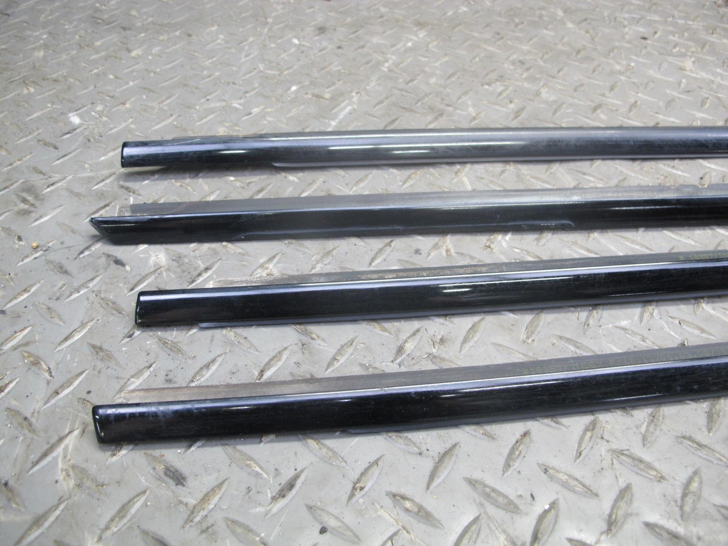 2008-2011 BMW E90 Sedan M3 High Gloss Shadowline Trim Molding Cover Panel Set