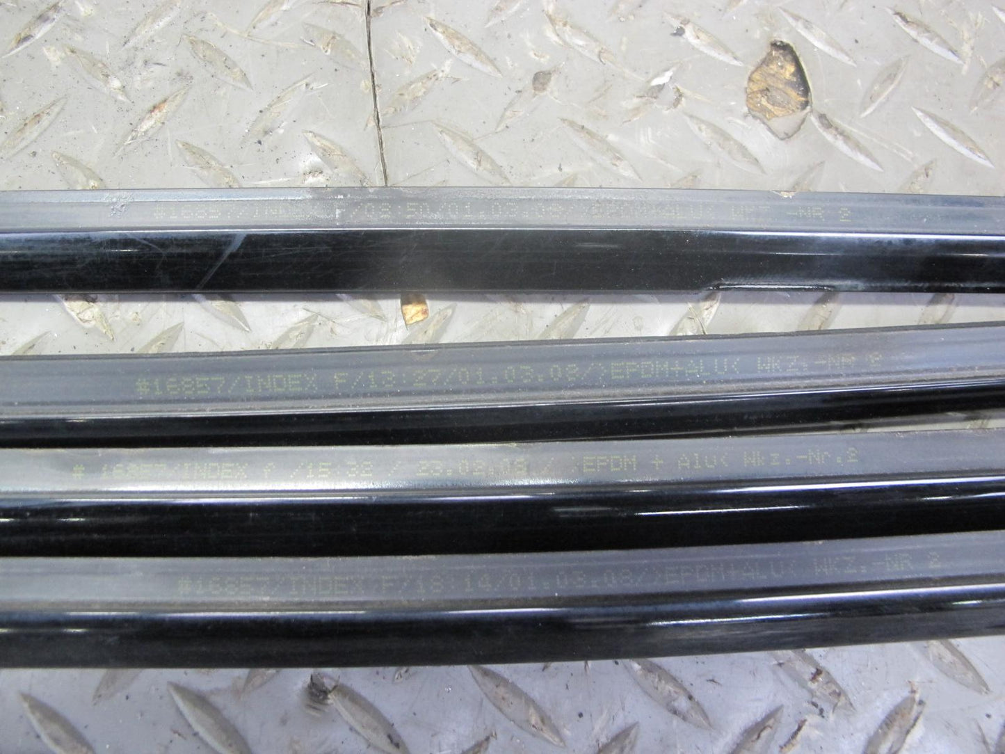 2008-2011 BMW E90 Sedan M3 High Gloss Shadowline Trim Molding Cover Panel Set