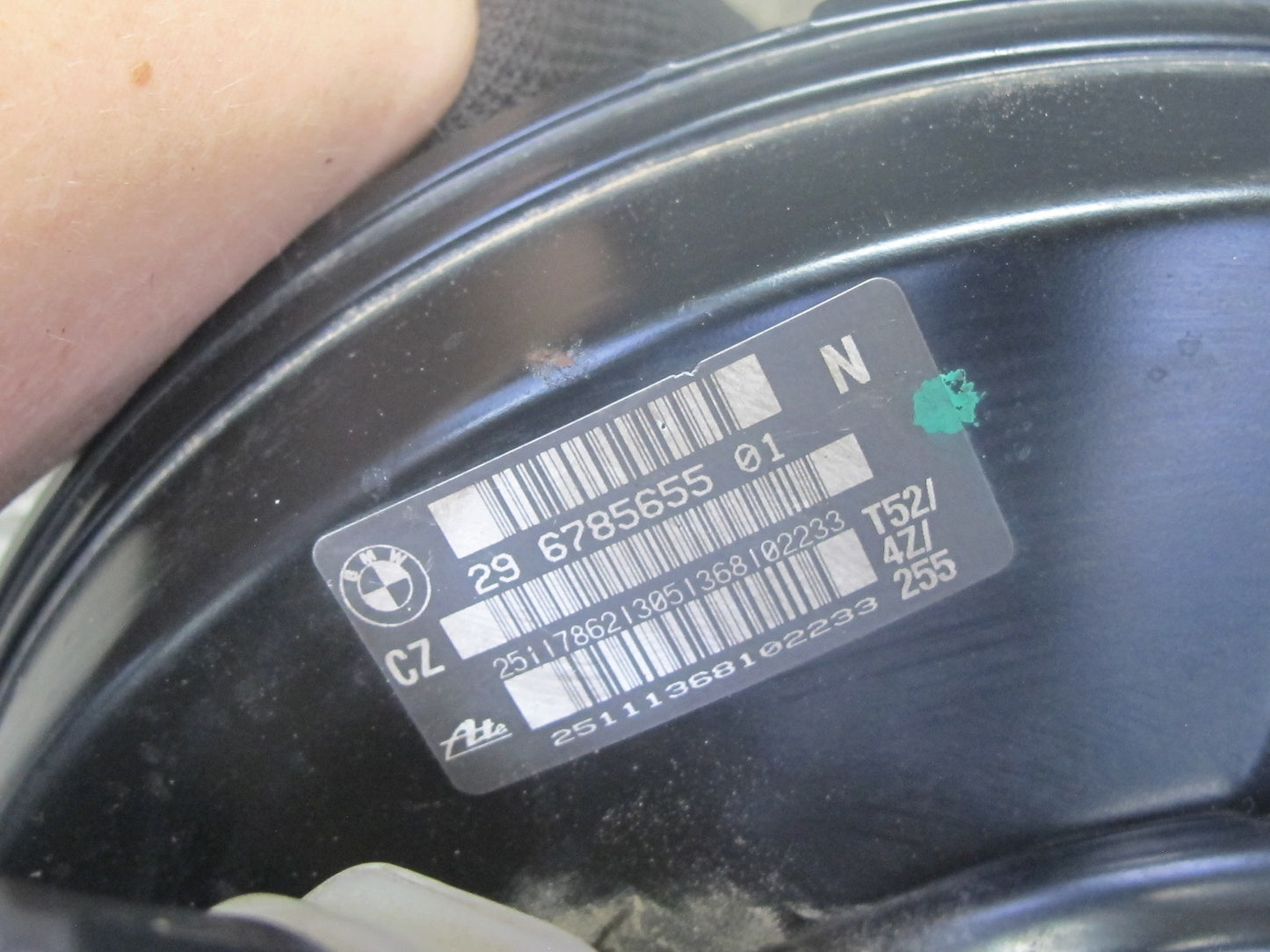 07-08 BMW E86 E85 Z4 N52 3.0L Brake Master Cylinder Booster Fluid Reservoir OEM