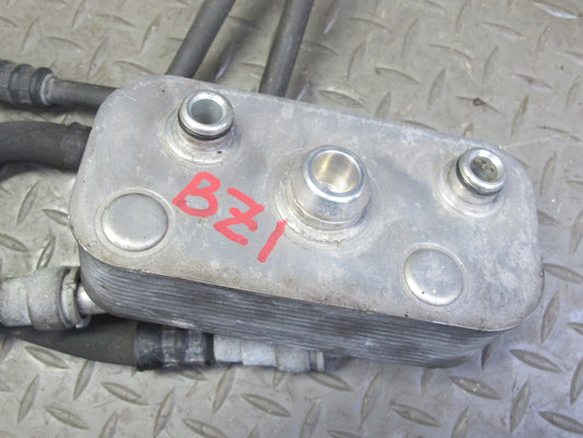 03-05 BMW E85 Z4 M54 Transmission Oil Cooler Heat Exchanger w Hose Line OEM