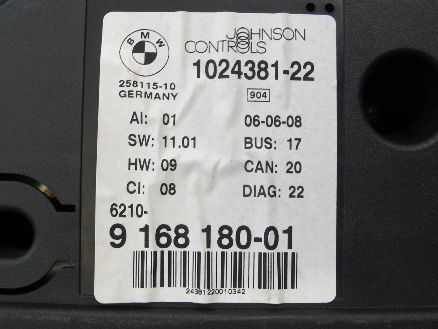 07-08 BMW E85 Z4 N52 3.0L Conv A/T SPEED0 ECU ECM Immo Module Lock KEY Set OEM