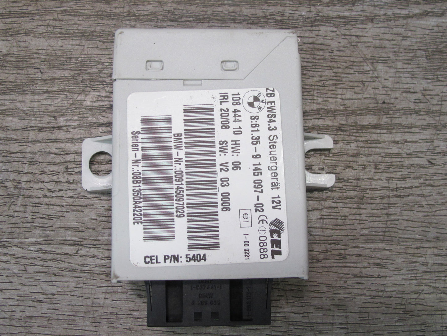 07-08 BMW E85 Z4 N52 3.0L Conv A/T SPEED0 ECU ECM Immo Module Lock KEY Set OEM