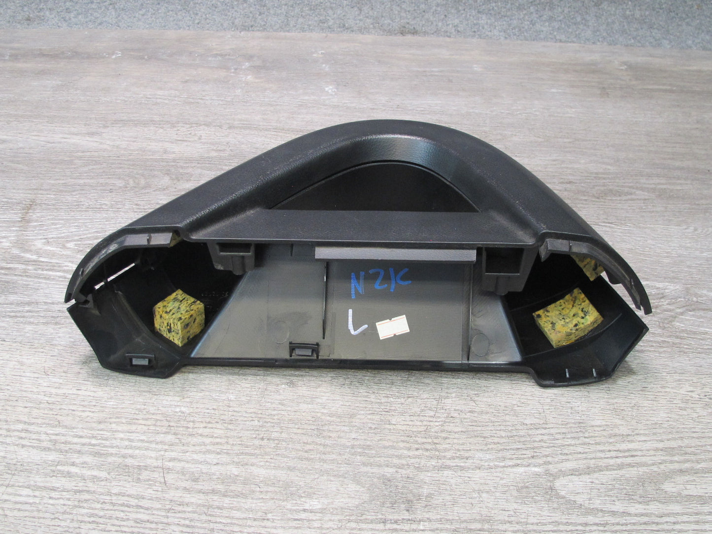 04-09 Nissan 350Z Z33 Convertible Rear Left Roll Bar Cover Trim Black OEM