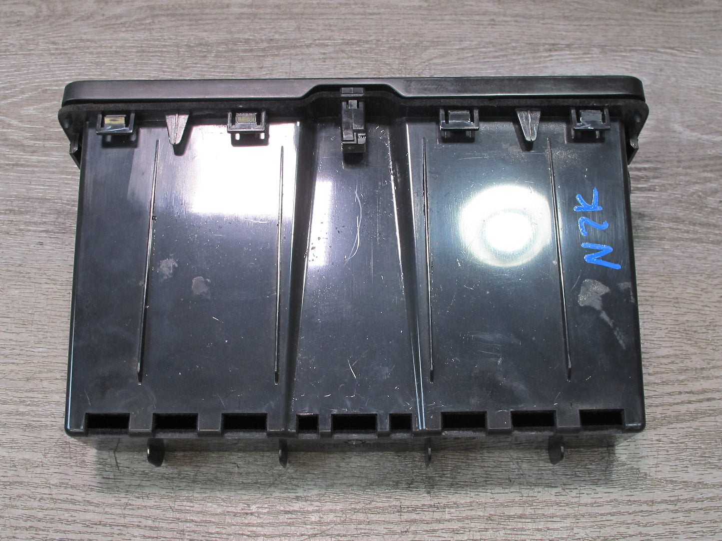 04-09 Nissan 350Z Z33 Convertible Rear Shelf Deck Storage Compartment Black OEM