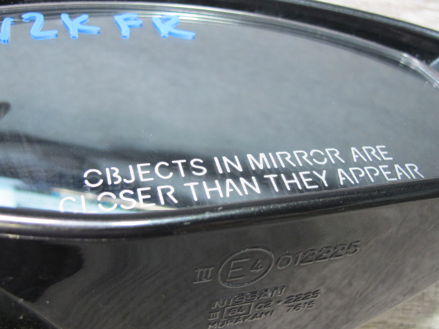 07-09 Nissan 350Z Convert Right Door Exterior Side View Heated Power Mirror OEM