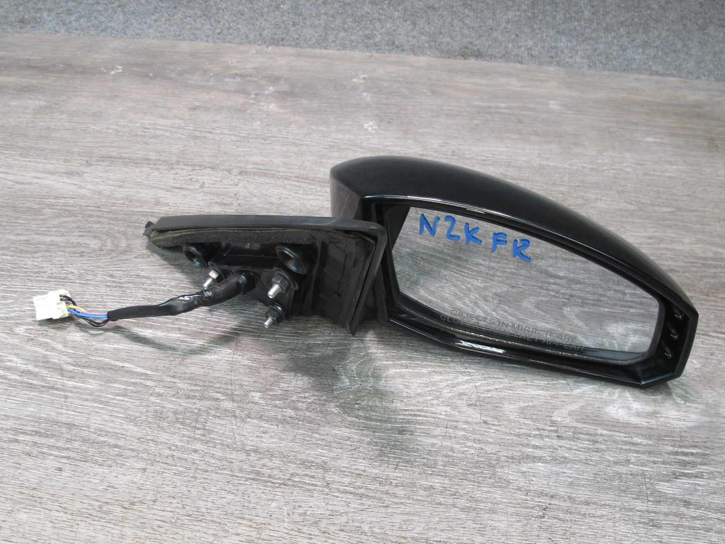 07-09 Nissan 350Z Convert Right Door Exterior Side View Heated Power Mirror OEM