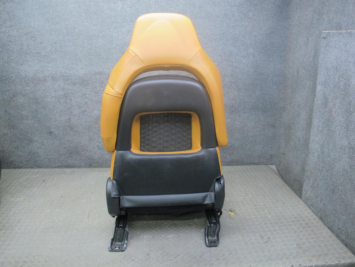 07-09 Nissan 350Z Z33 Convertible Left & Right Power Leather Seat Set Orange OEM
