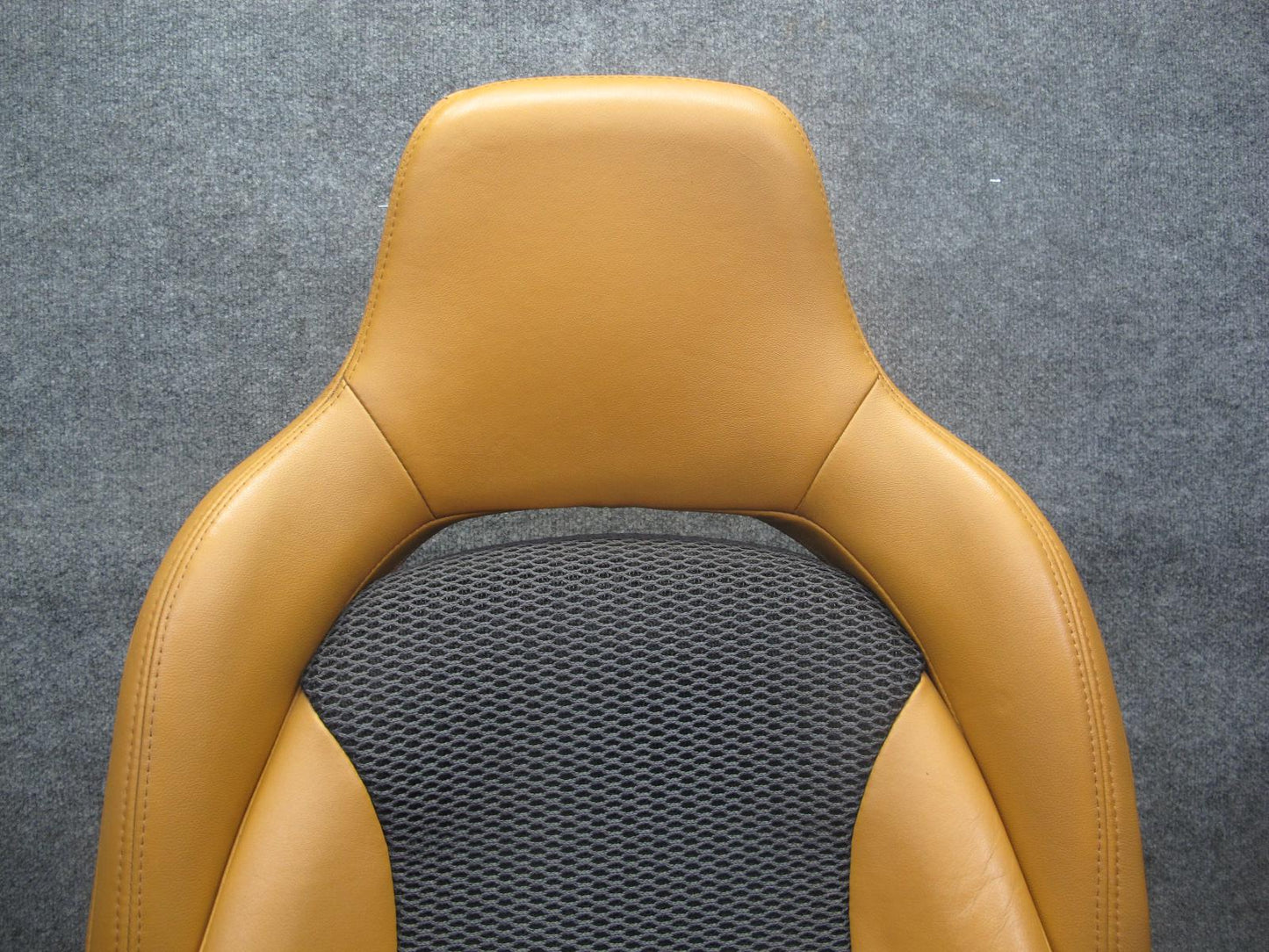 07-09 Nissan 350Z Z33 Convertible Left & Right Power Leather Seat Set Orange OEM