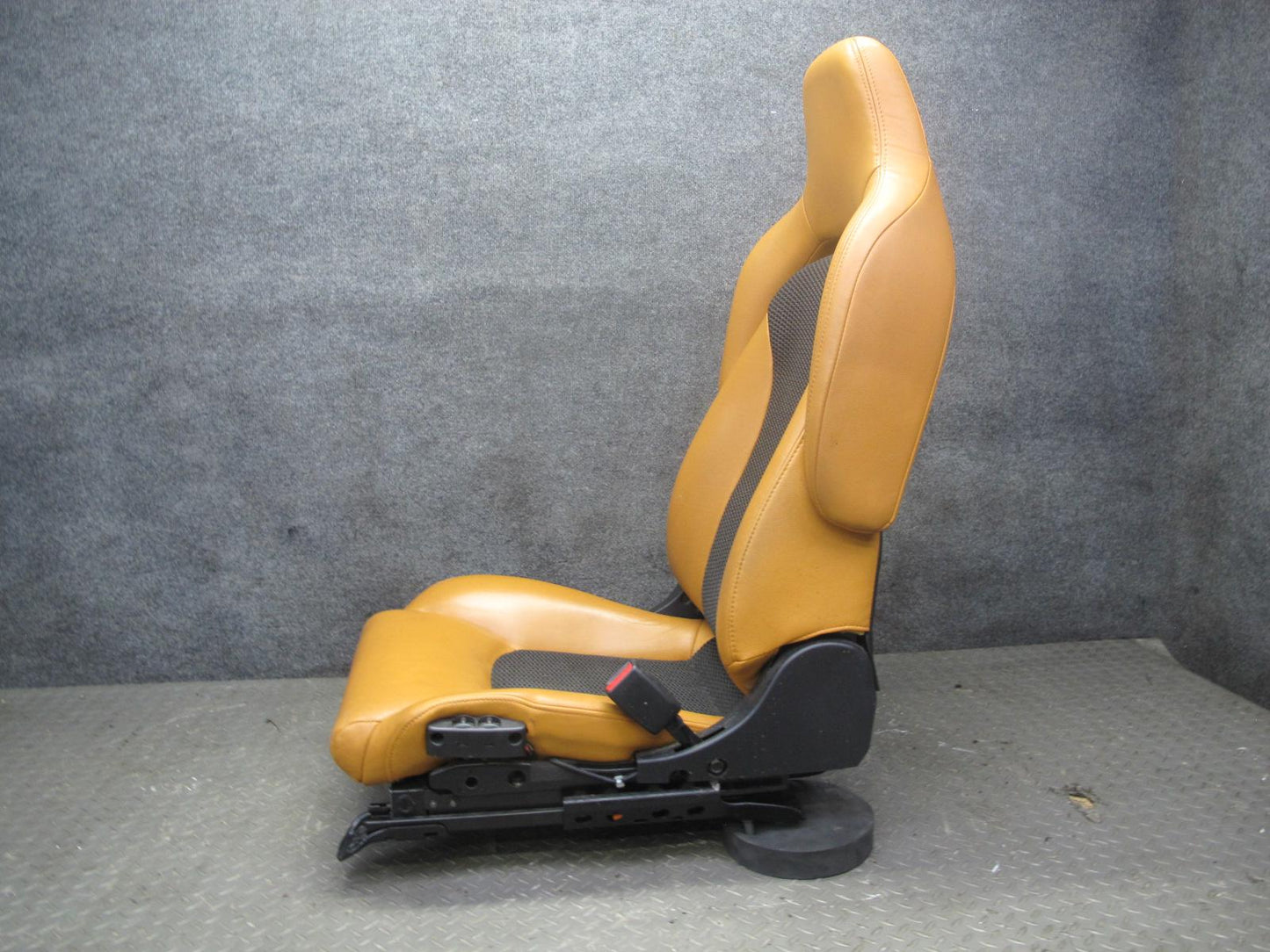 07-09 Nissan 350Z Z33 Convertible Left & Right Power Leather Seat Set Orange OEM