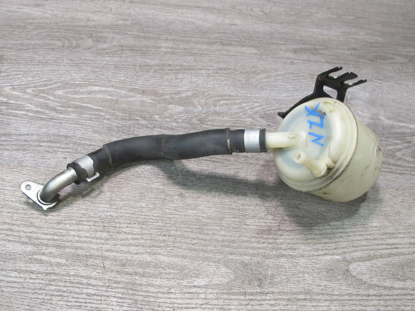 07-09 Nissan 350Z Z33 Convert Power Steering Fluid Reservoir Tank w Hose OEM