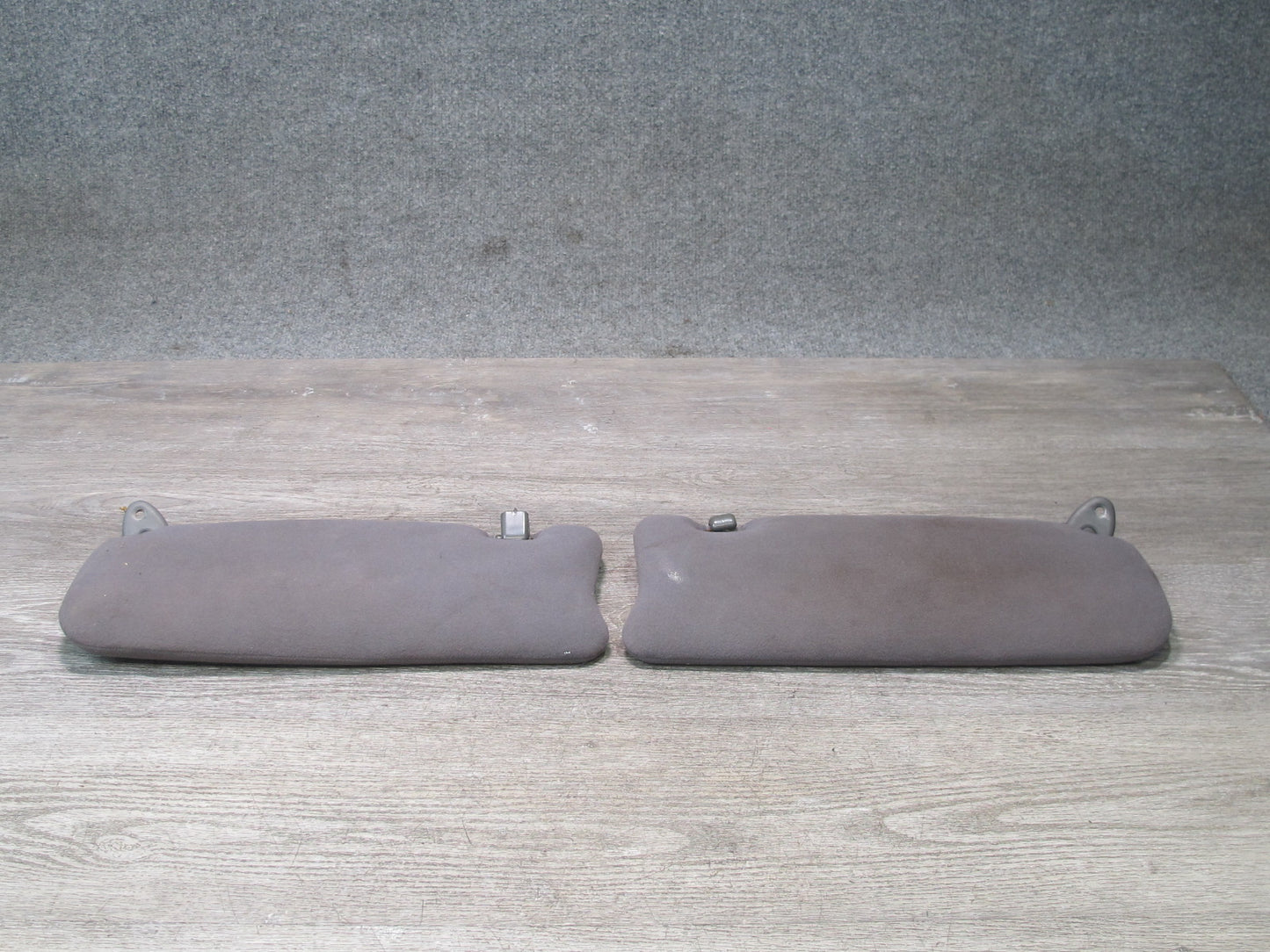 86-89 Toyota Supra MA70L MK3 Set of 2 Front Left & Right Sun Visor Gray OEM