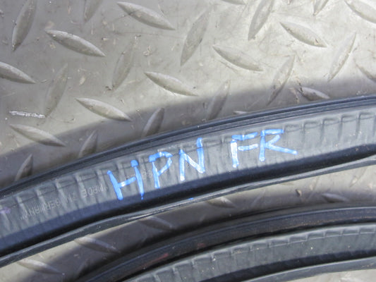 1999-2005 Porsche 911 996 Convertble Right Side Door Weatherstrip Rubber Seal