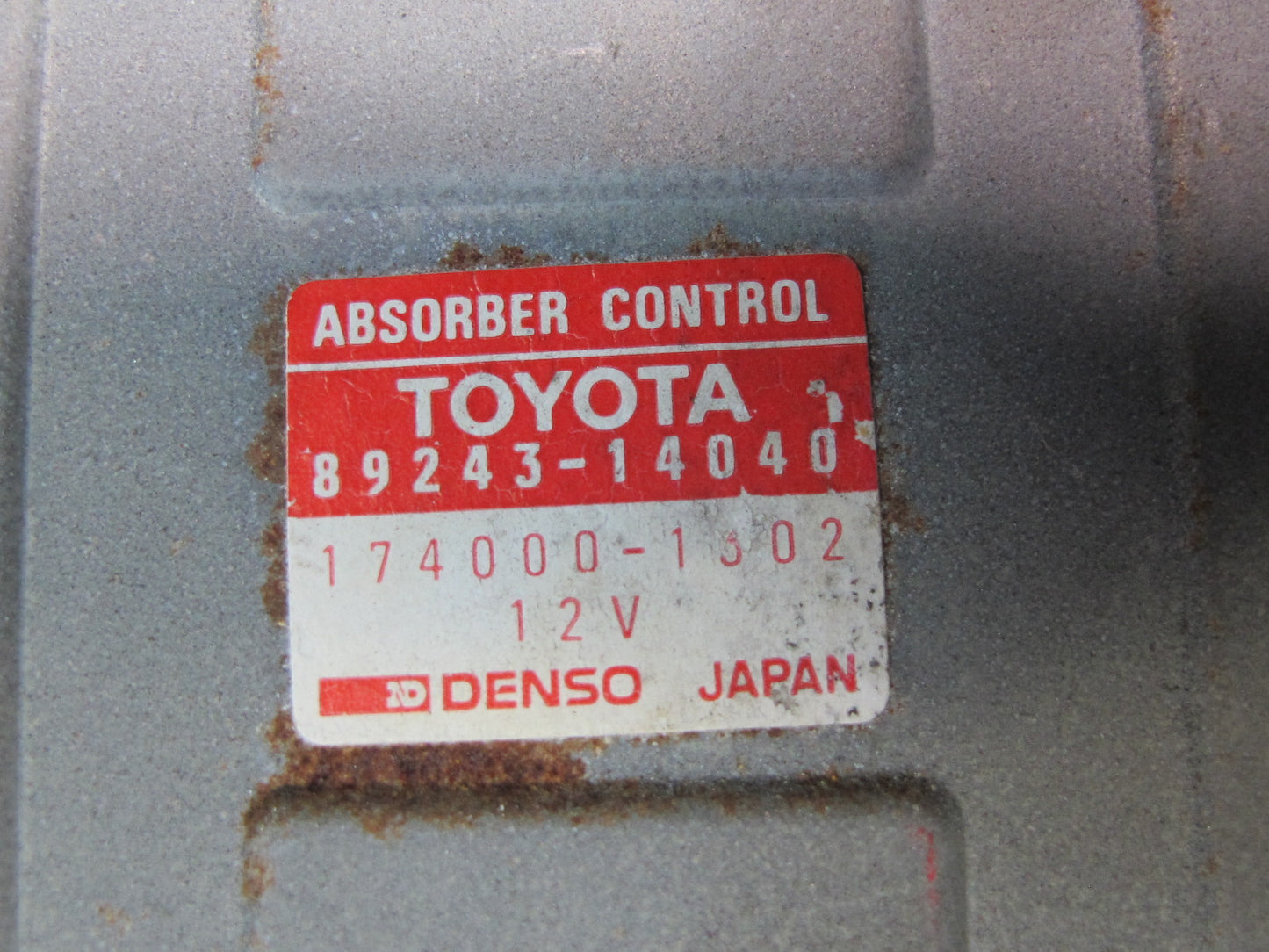89-92 Toyota Supra MA70L MK3 Suspension Absorber Control Module 89243-14040 OEM