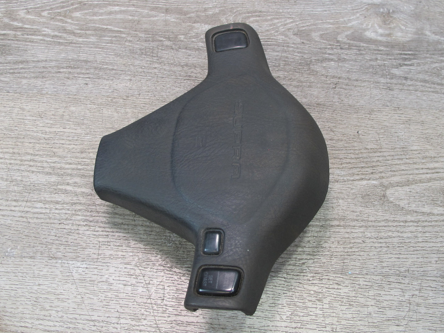89-90 Toyota Supra MK3 MA70L Steering Horn w Cruise Control Switch Black OEM