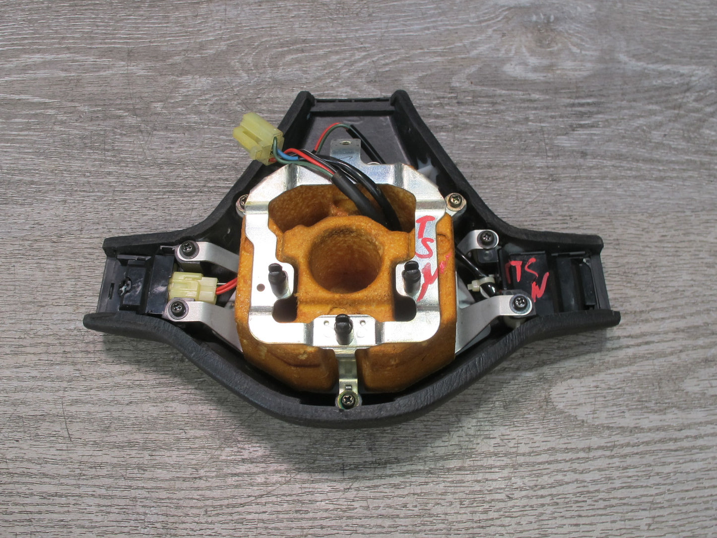 89-90 Toyota Supra MK3 MA70L Steering Horn w Cruise Control Switch Black OEM