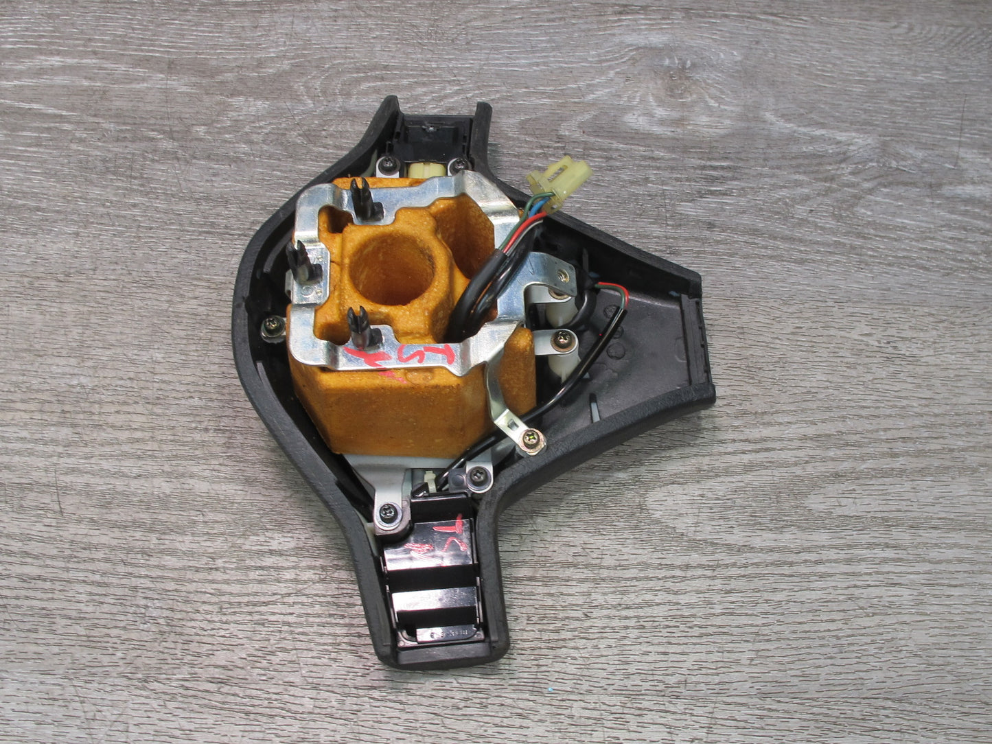 89-90 Toyota Supra MK3 MA70L Steering Horn w Cruise Control Switch Black OEM