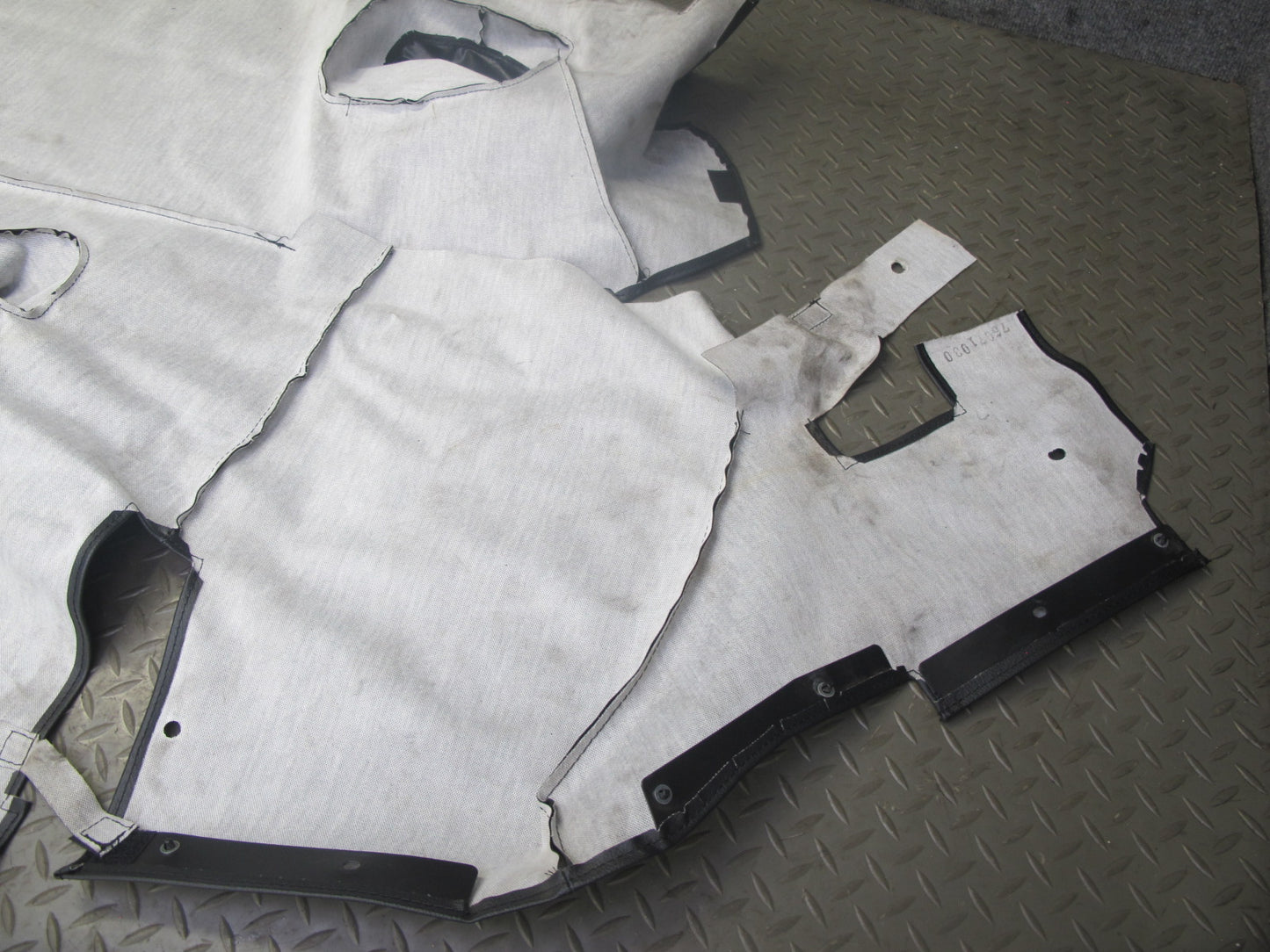 07-09 Nissan 350Z Z33 Convertible Rear Folding Soft TOP Liner Cover Boot OEM