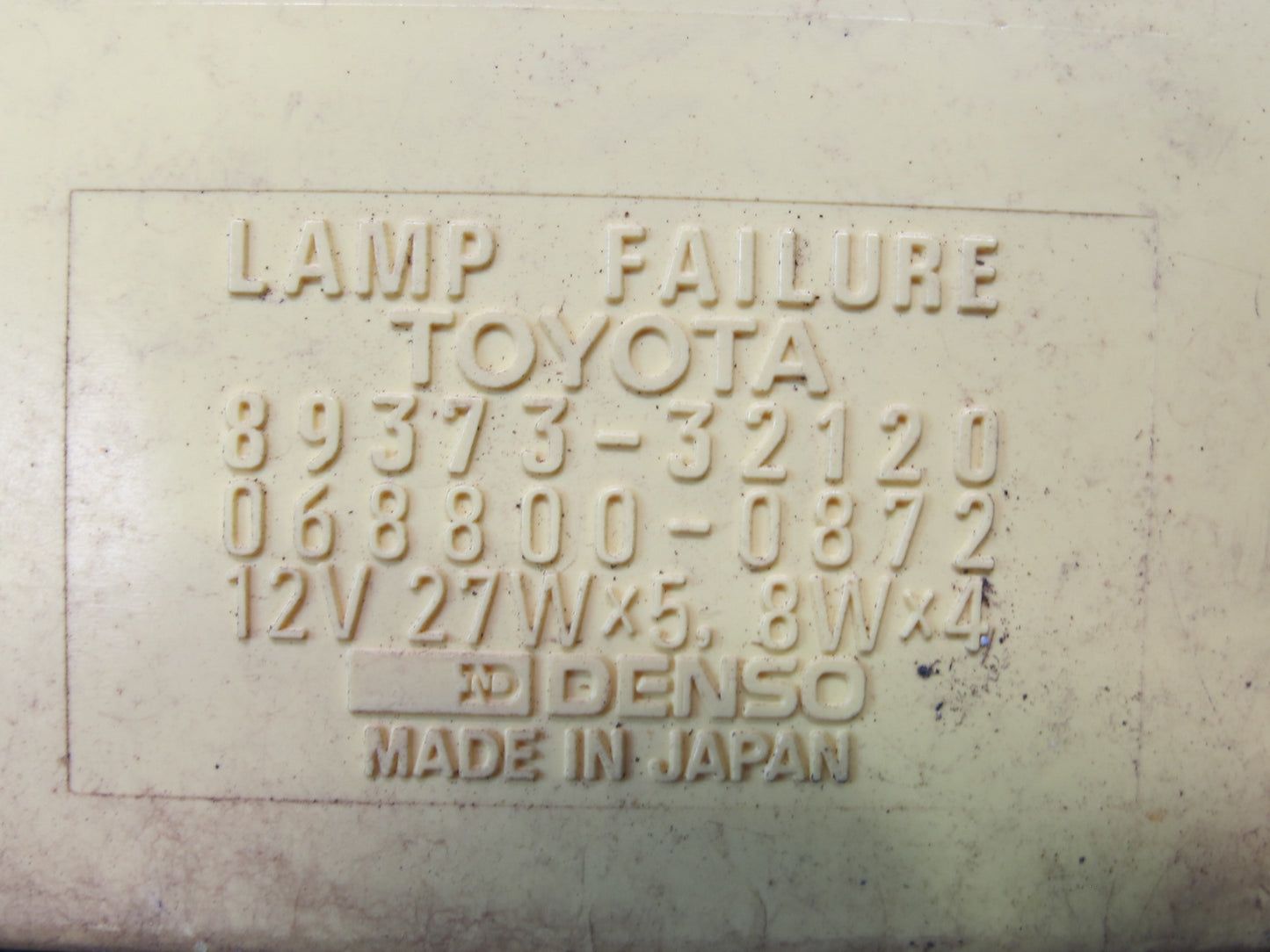 86-92 Toyota Supra MK3 Light Lamp Failure Control Module 89373-32120 OEM