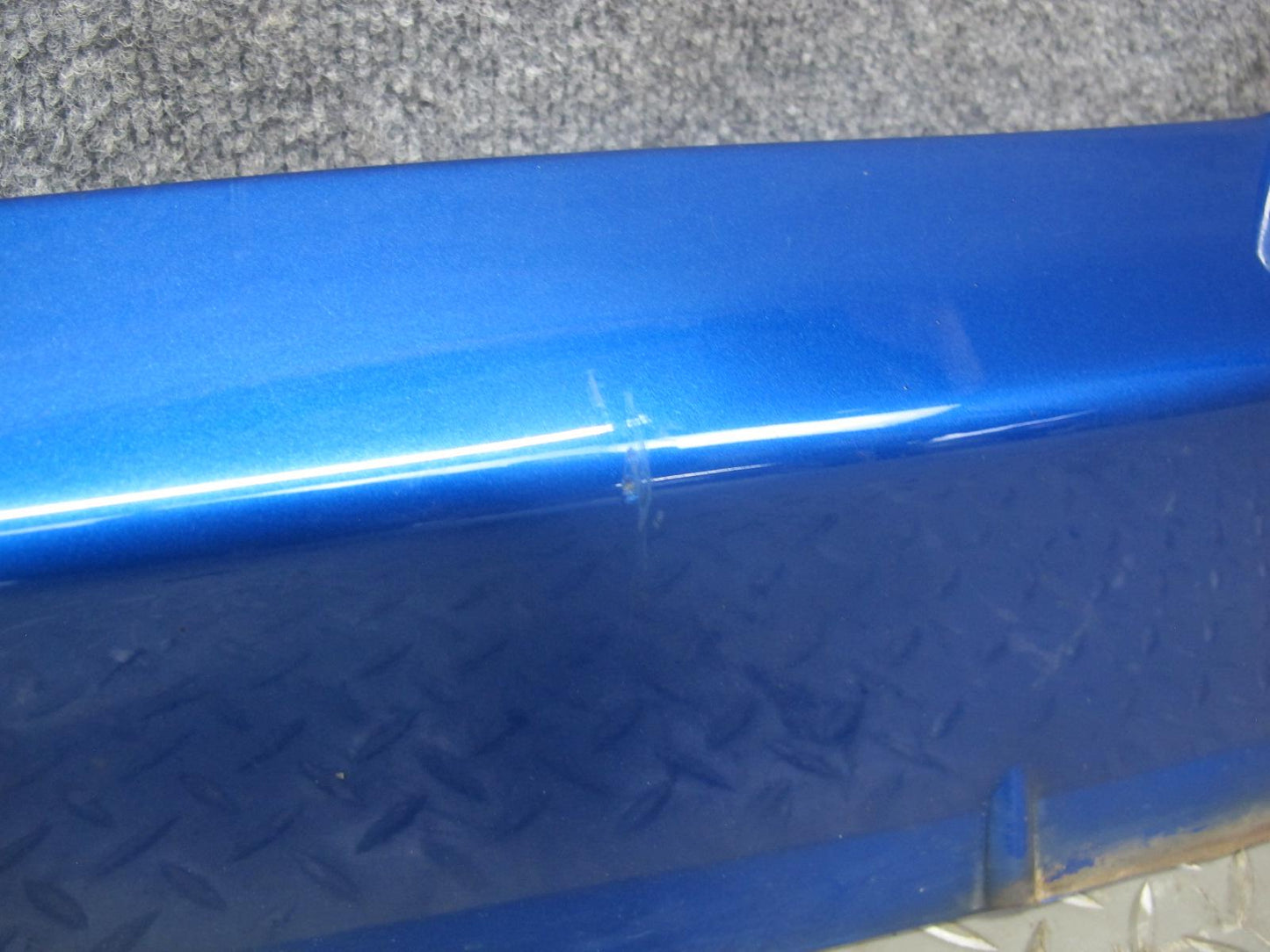 03-09 Hummer H2 Left & Right Side Skirt Rocker Panel Molding Pacific Blue Set