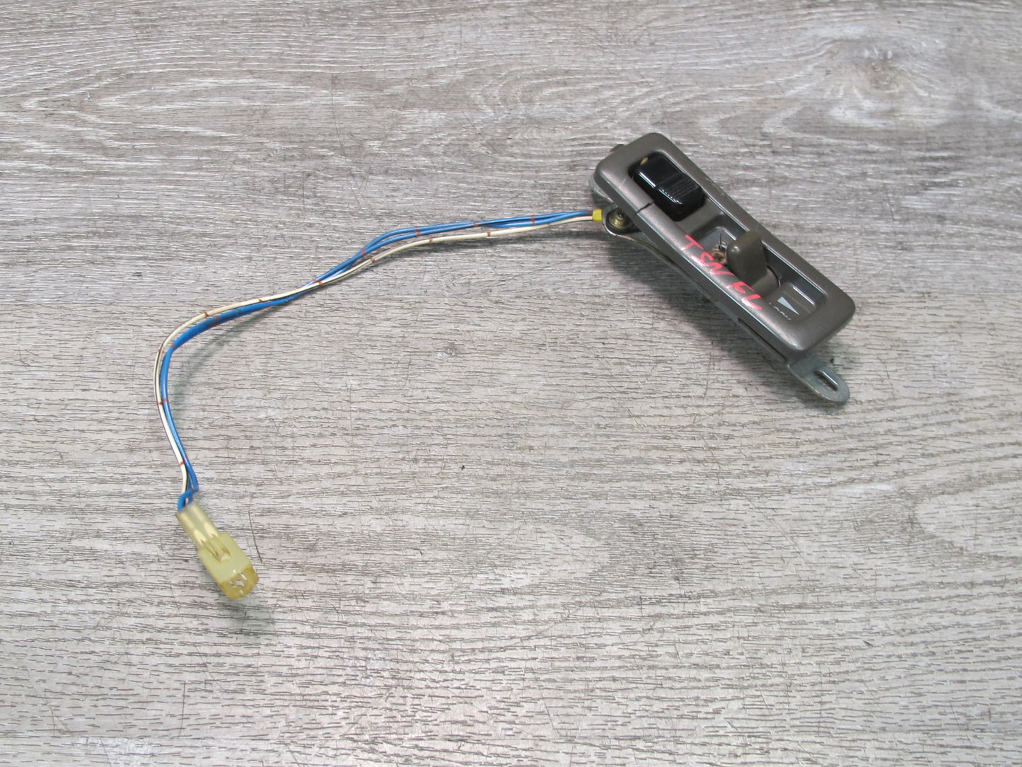 86-92 Toyota Supra MA70L Left Driver Door Lock Switch Gray w Wire OEM