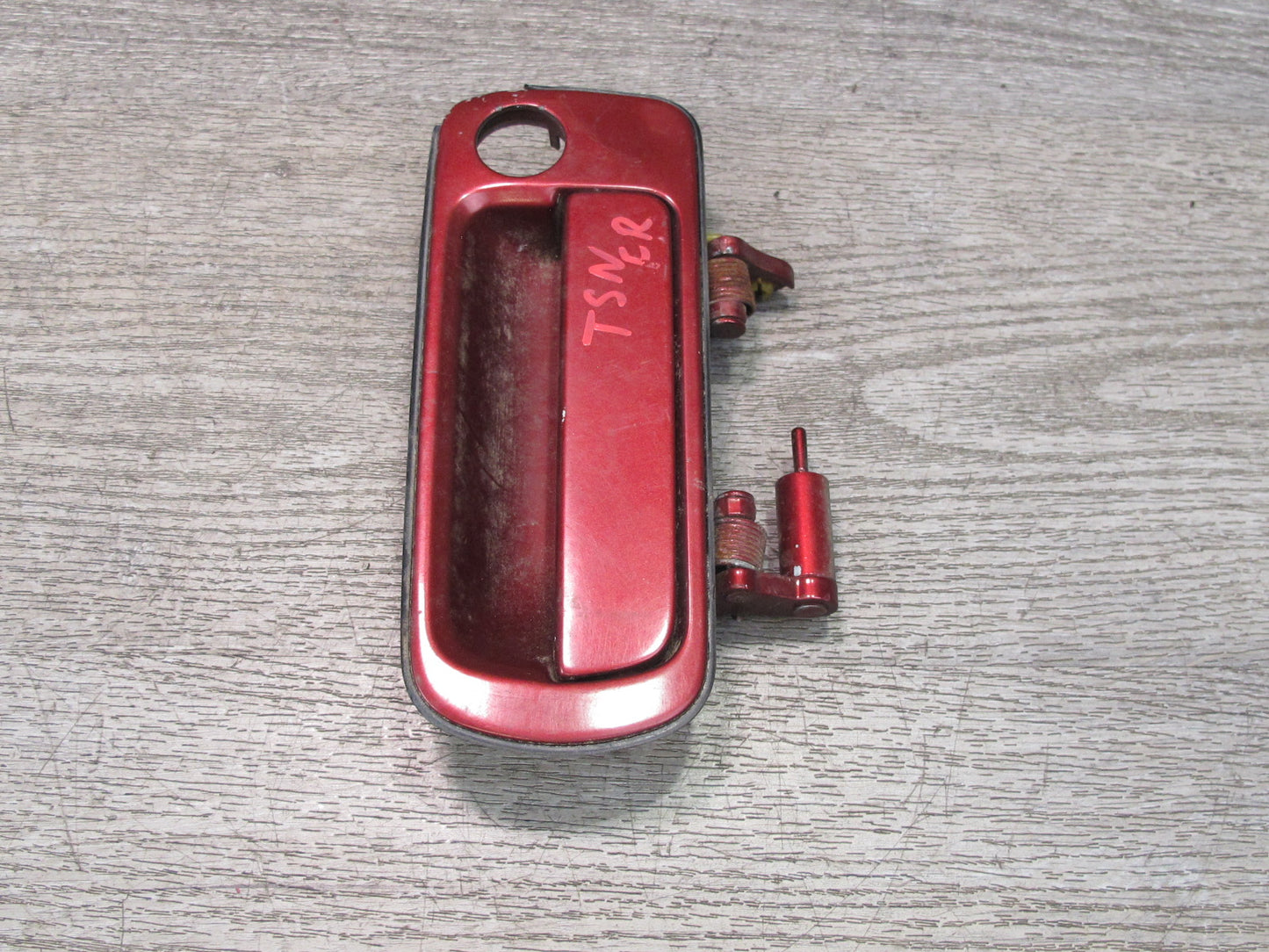 86-92 Toyota Supra MA70L Left & Right Door Exterior Handle RED Pearl OEM