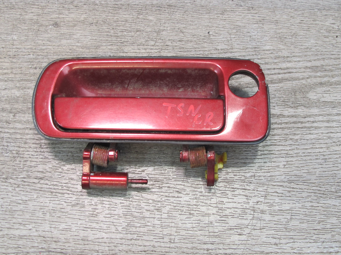 86-92 Toyota Supra MA70L Left & Right Door Exterior Handle RED Pearl OEM