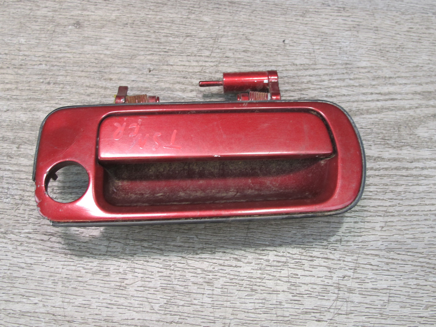 86-92 Toyota Supra MA70L Left & Right Door Exterior Handle RED Pearl OEM
