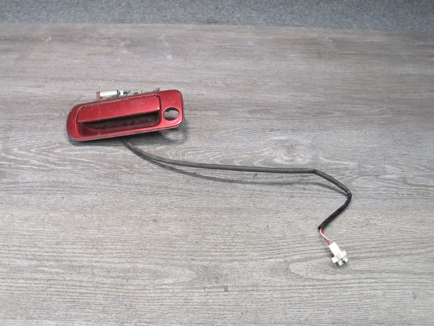 86-92 Toyota Supra MA70L Left & Right Door Exterior Handle RED Pearl OEM