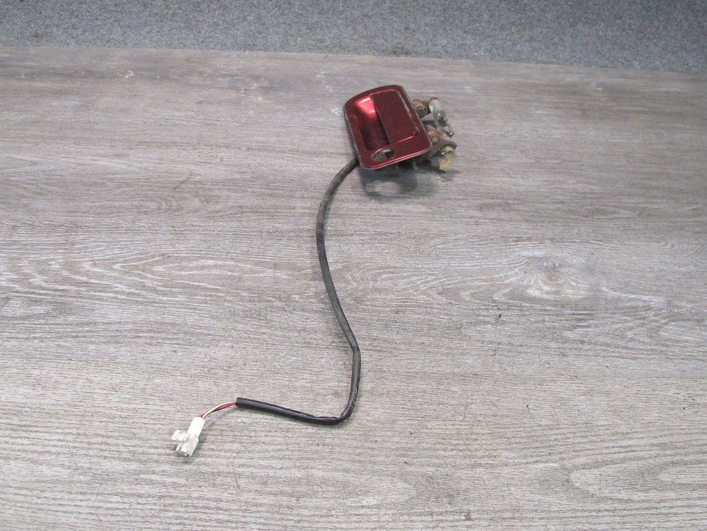 86-92 Toyota Supra MA70L Left & Right Door Exterior Handle RED Pearl OEM