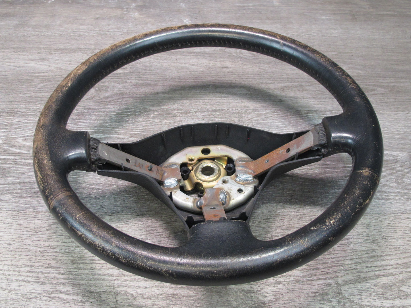 89-90 Toyota Supra MA70L MK3 Leather Steering Black OEM