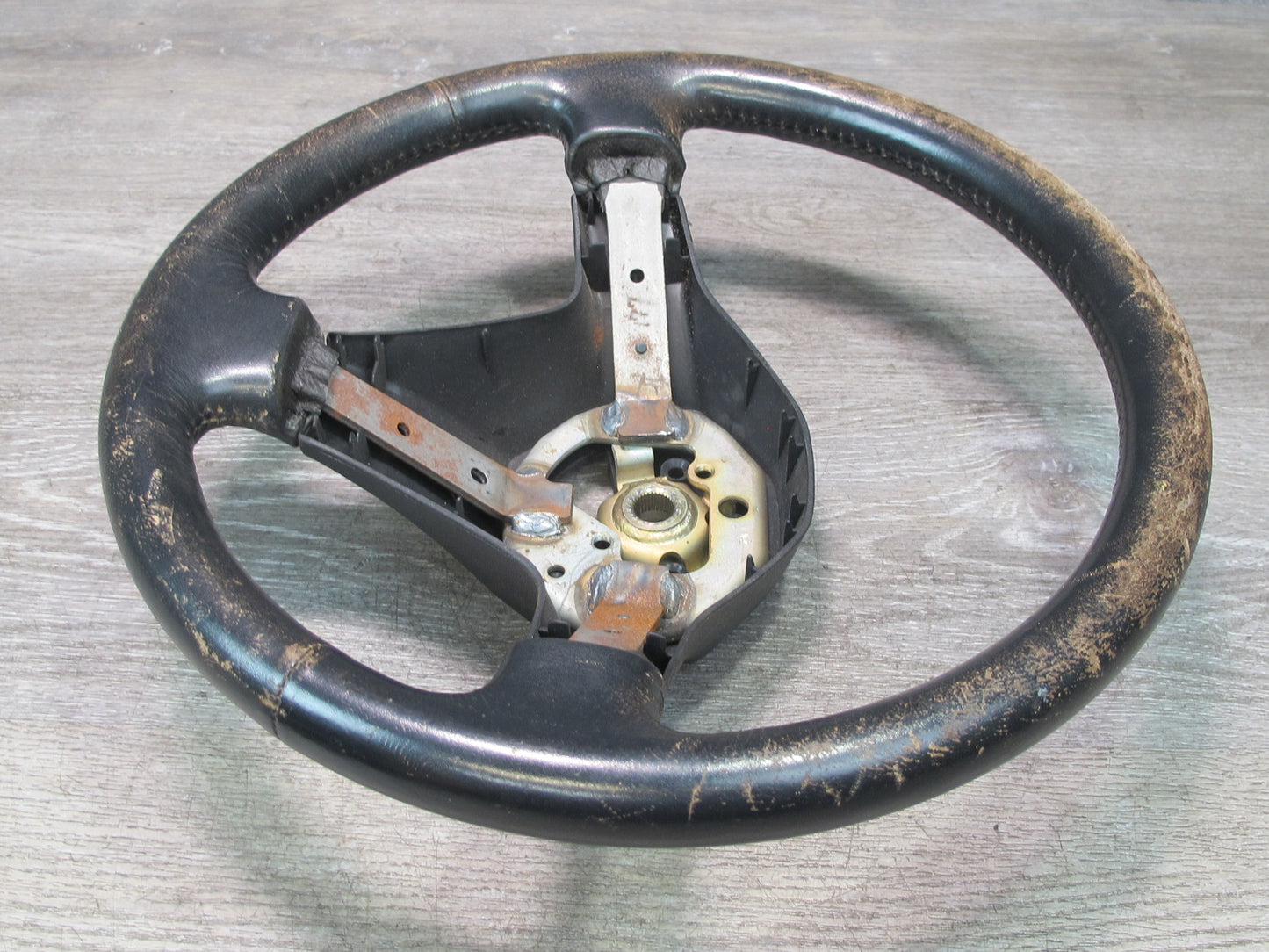 89-90 Toyota Supra MA70L MK3 Leather Steering Black OEM
