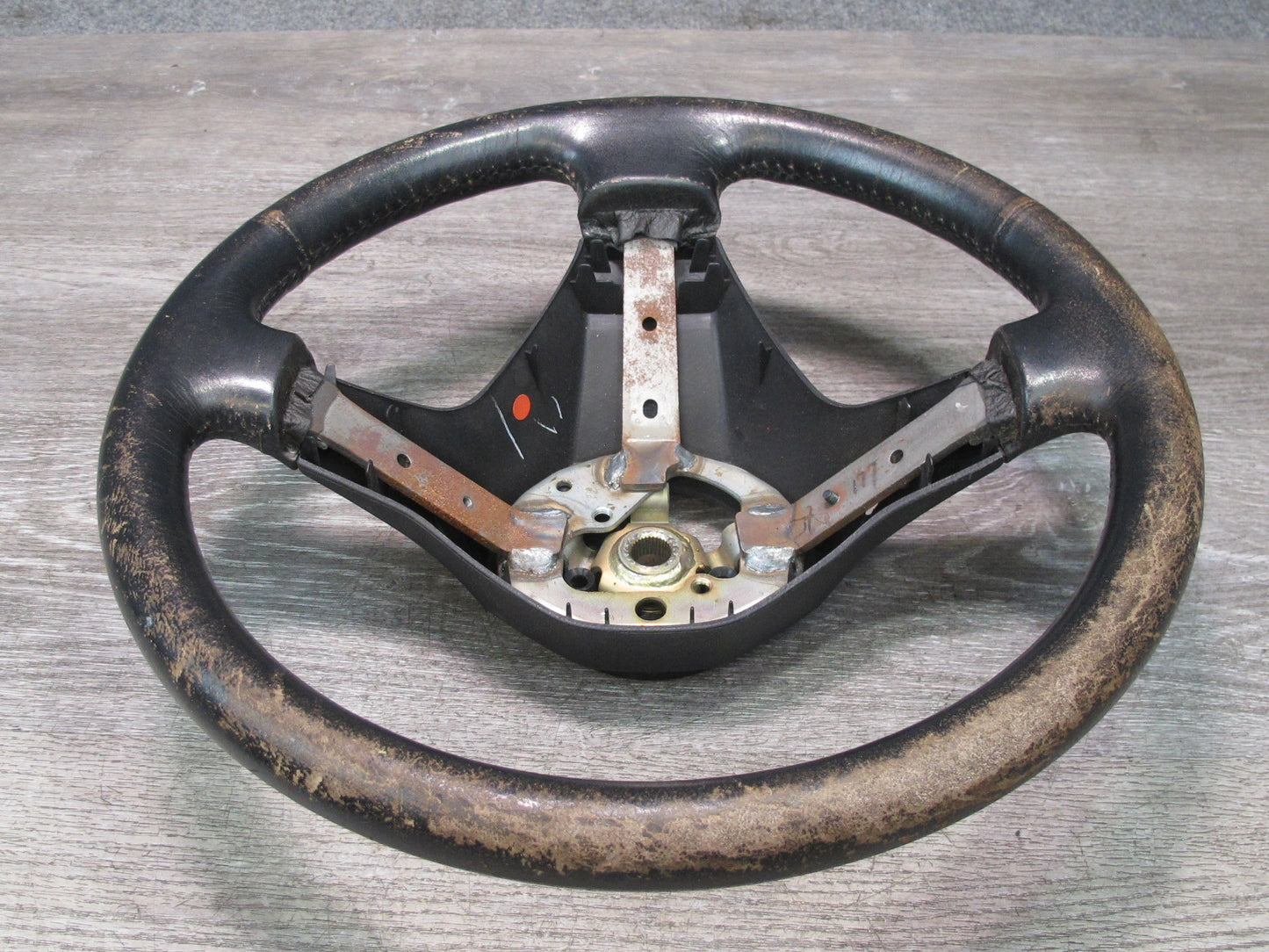 89-90 Toyota Supra MA70L MK3 Leather Steering Black OEM