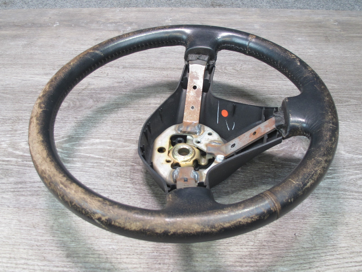 89-90 Toyota Supra MA70L MK3 Leather Steering Black OEM