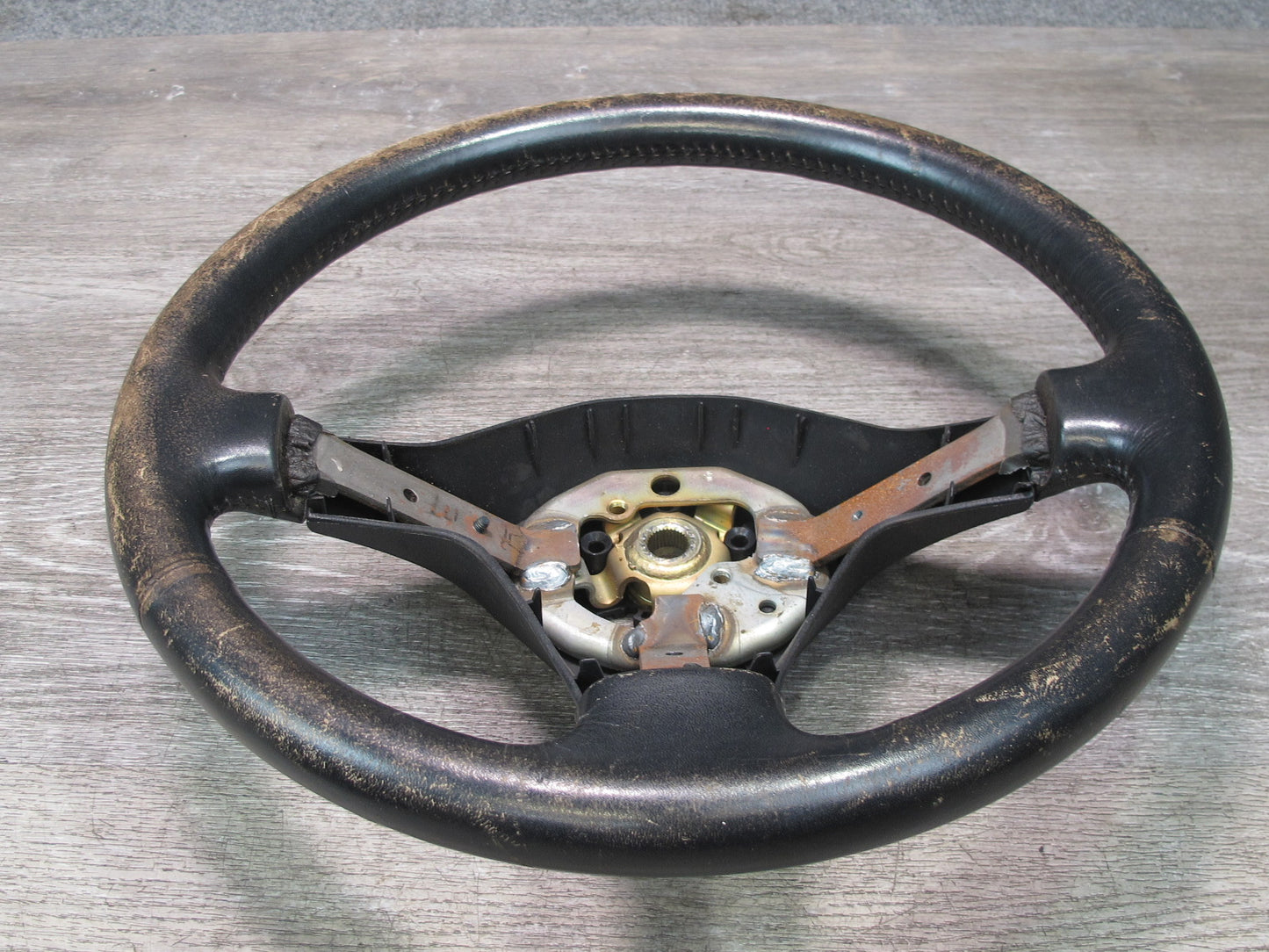 89-90 Toyota Supra MA70L MK3 Leather Steering Black OEM